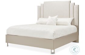 Palm Gate Clay King Upholstered Panel Bed