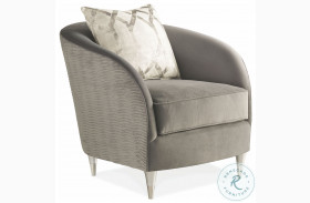 Farrah Grey Velvet Chair