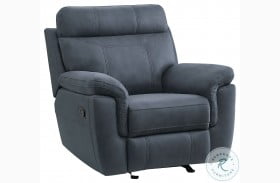 Clifton Blue Glider Reclining Chair