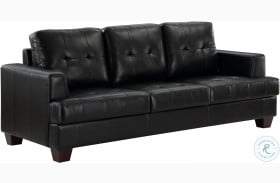 Hinsall Black Sofa