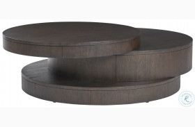 Park City Chestnut Brown Mountaineer Round Cocktail Table