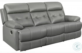 Lambent Gray Double Reclining Sofa