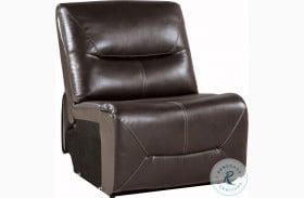 Dyersburg Brown Armless Chair