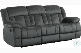 Laurelton Charcoal Double Reclining Sofa