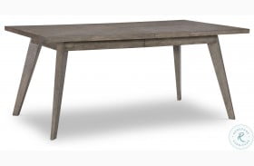Greystone Ash Brown Extendable Rectangle Leg Dining Table