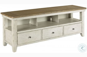 Chambers Medium Brown And Rustic Chalk Entertainment Console Table
