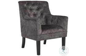 Drakelle Charcoal Gray Accent Chair