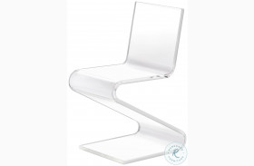 A623-41 Clear Acrylic Z Chair