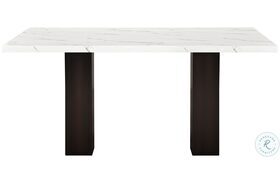 Faust Gray Adjustable Dining Table