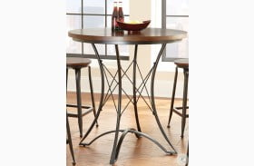 Adele Natural Brown And Black Counter Height Dining Table