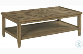 Astor Burnished Mid Brown Rectangular Coffee Table