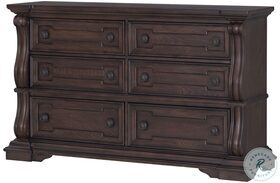 B00284-D-C  Distressed Medium Oak Dresser