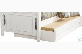 Clementine White Twin Trundle