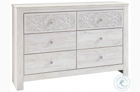 Paxberry Whitewash 6 Drawer Dresser
