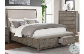 Shores Storage Upholstered Sleigh Bed