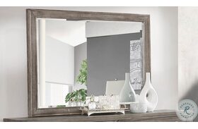 Shores Brushed Brown Mirror