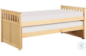 Bartly Natural Pine Twin Over Twin Daybed