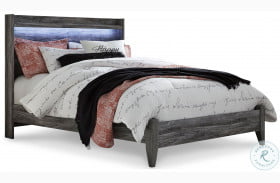 Baystorm Gray Panel Bed