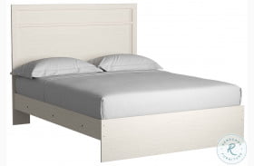 Stelsie White Panel Bed
