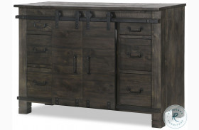 Abington Weathered Charcoal Media Chest