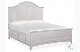 Heron Cove Chalk White Queen Arched Bed
