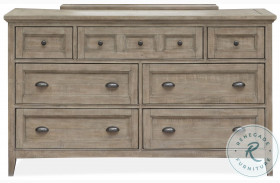 Paxton Place Dovetail Grey Dresser