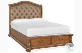 Durango Storage Upholstered Sleigh Bed
