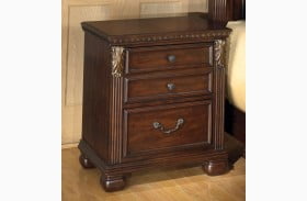 Leahlyn Two Drawer Nightstand