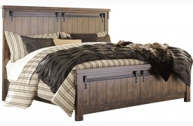 Lakeleigh Dark Brown Panel Bed
