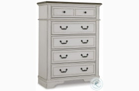 Brollyn Two Tone Five Drawer Chest