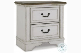 Brollyn Two Tone Two Drawer Nightstand