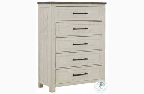 Brewgan Two Tone Five Drawer Chest