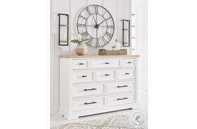 Ashbryn White And Natural Dresser