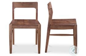 Owing Natural Walnut Dining Chair Set Of 2