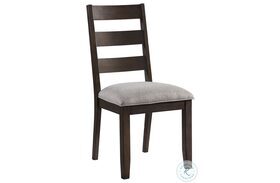 Beacon Gray Ladder Back Side Chair Set of 2