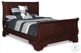 Versaille Bordeaux Youth Sleigh Bed
