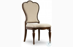 Leesburg Traditional Mahogany upholstered Side Chair Set Of 2