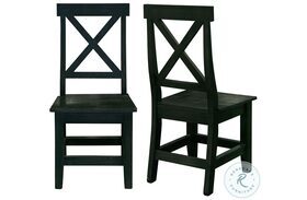 Brixton Gray Wooden Side Chair Set Of 2