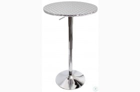 Bistro Round Adjustable Height Bar Table