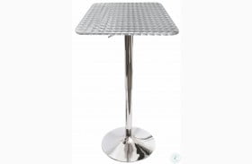 Bistro Square Adjustable Height Bar Table