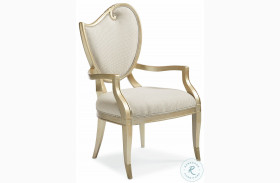 Fontainebleau White Arm Chair