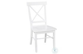 Hampton White X Back Chair Set Of 2