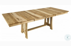 Cattail Bungalow 96" Natural Extendable Trestle Dining Table