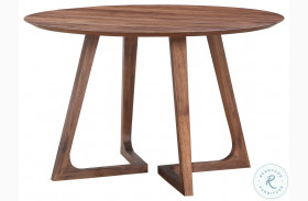 Godenza Natural Round Dining Table