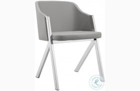 Acorn Dark Gray Arm Dining Chair Set of 2
