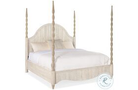 Jetty Whitewashed Oak Poster Bed