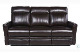 Coachella Brown Leather Power Reclining Sofa