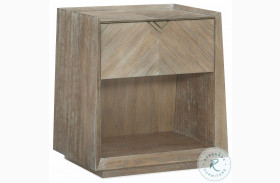 Earthly Delight Ash Driftwood And Sundance Gold Nightstand