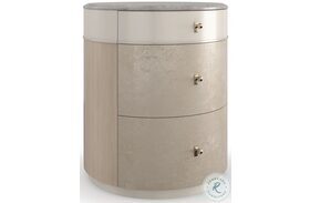 Hang Around Gray Sintered And Winter Frost Nightstand