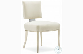 Reserved Seating Soft Silver Paint Side Chair Set Of 2